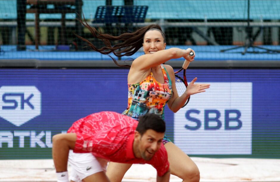 jelena jankovic, jelena jankovic adria tour, jelena jankovic i novak djokovic